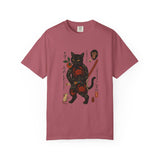 Artistic Cat Graphic T-Shirt, Unisex Tee, Animal Lover Gift