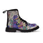 Gustav Klimt The Virgins Women's Canvas Boots