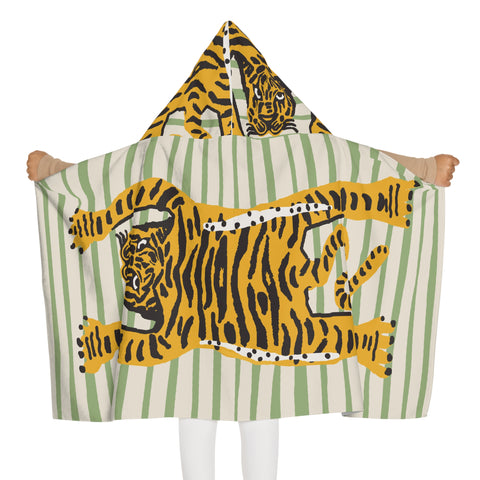 Tiger Youth Hooded Towel