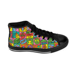 Keith Haring pop art figures Men's Classic Sneakers