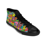 Keith Haring pop art figures,Women's Sneakers