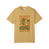 Unisex Halloween Surf T-Shirt, Vintage Surfing Tee