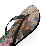 Gustav Klimt Death and Life Flip Flops