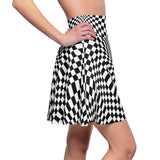 Checkerboard Skater Skirt