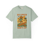 Unisex Halloween Surf T-Shirt, Vintage Surfing Tee