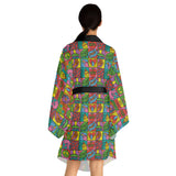 Keith Haring Long Sleeve Kimono Robe