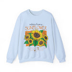 Advice from a Sunflowers Sweatshirt