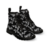 Gothic Bats Women's Canvas Boots