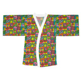 Keith Haring Long Sleeve Kimono Robe