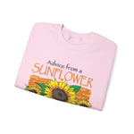 Advice from a Sunflowers Sweatshirt