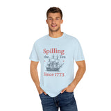 Spilling the Tea T-shirt, Fun Gift for Tea Lovers