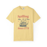 Spilling the Tea T-shirt, Fun Gift for Tea Lovers
