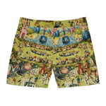 Hieronymus Bosch - The Garden of Earthly Delights Men's Mid-Length Swim Shorts