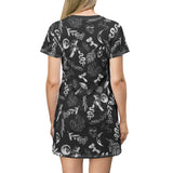 Dark Night Forest T-Shirt Dress