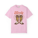 Howdy Cowboy Boots T-Shirt