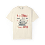 Spilling the Tea T-shirt, Fun Gift for Tea Lovers