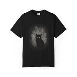 Mysterious Cat T-Shirt - Perfect for Halloween
