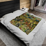 Hieronymus Bosch Velveteen Plush Blanket