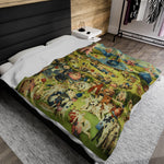 Hieronymus Bosch Velveteen Plush Blanket