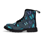 Whimsigoth Butterfly Women's Canvas Boots