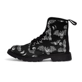 Gothic Bats Women's Canvas Boots