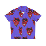 Trendy Goth Devil Button up Shirt