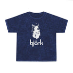 Retro Bjork Tee,Unisex Mineral Wash T-Shirt