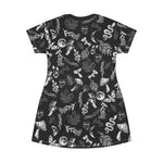 Dark Night Forest T-Shirt Dress