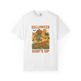 Unisex Halloween Surf T-Shirt, Vintage Surfing Tee