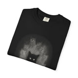 Mysterious Cat T-Shirt - Perfect for Halloween