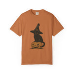 Halloween Cat T-Shirt, Spooky Black Cat Tee