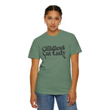 Childless Cat Lady Black Cat T-shirt