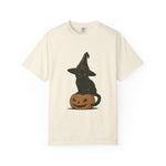 Halloween Cat T-Shirt, Spooky Black Cat Tee