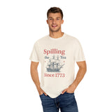 Spilling the Tea T-shirt, Fun Gift for Tea Lovers