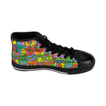 Keith Haring pop art figures Men's Classic Sneakers