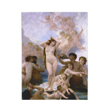 The Birth of Venus Velveteen Plush Blanket, by Bouguereau