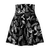 Dark Night Forest Skater Skirt