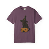 Halloween Cat T-Shirt, Spooky Black Cat Tee