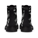 Gothic Bats Women's Canvas Boots