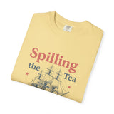 Spilling the Tea T-shirt, Fun Gift for Tea Lovers