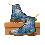 Monet Lilies Women’s Combat boots