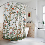 Bird toile Shower Curtains