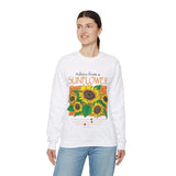 Advice from a Sunflowers Sweatshirt