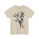 Spooky Halloween Witch Unisex Heavy Cotton Tee