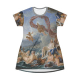 The Triumph of Venus by François Boucher T-Shirt Dress