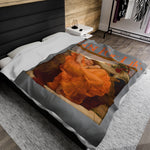 Aesthetic Velveteen Plush Blanket