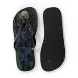 Gustav Klimt Death and Life Flip Flops