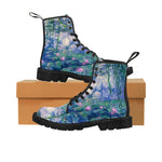 Monet Lilies Women’s Combat boots