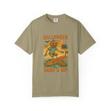Unisex Halloween Surf T-Shirt, Vintage Surfing Tee