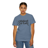 Childless Cat Lady Black Cat T-shirt